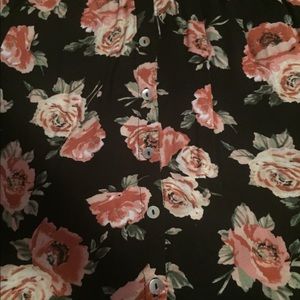 Floral Skater Skirt